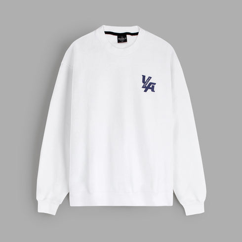 Young L.A White Embroidered Sweatshirt